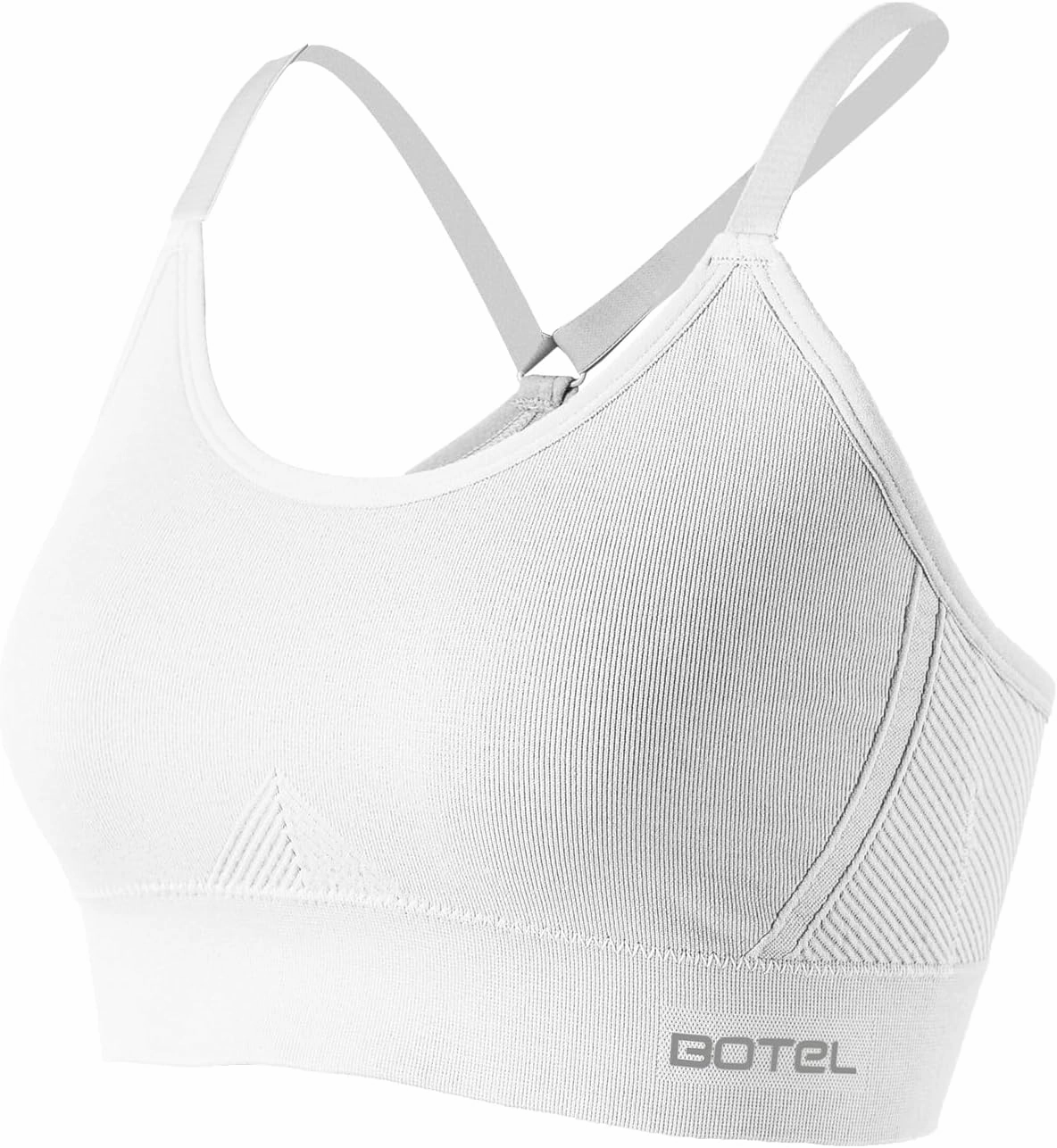 Sports Bras for Women 3 Pack, Adjustable Straps Yoga Workout Bra Comfortable Medium Supportive