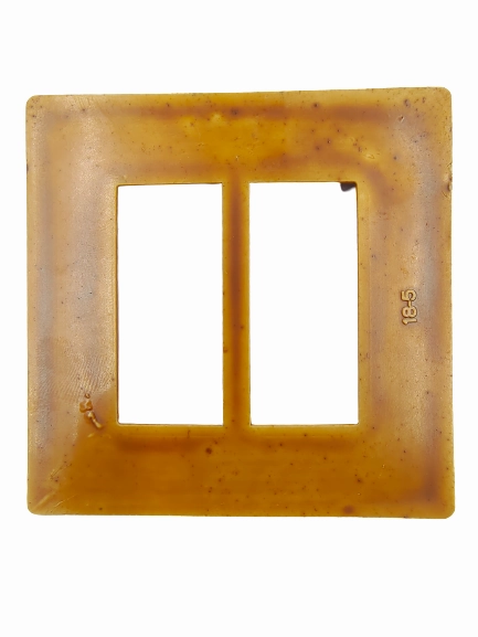 Square Shape Imitation Raffia Buckle