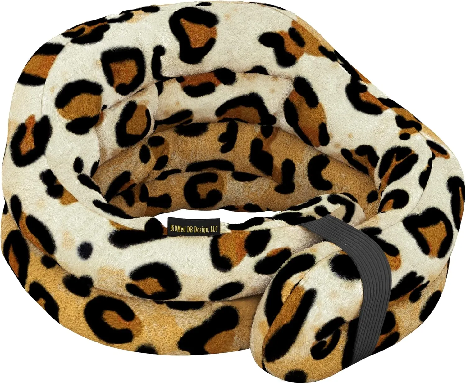 SunnyBay Microwave Heating Pad, Microwavable Heated Neck and Shoulder Wrap, Weighted Hands-Free Beanbag Pack with Wide Neck Coverage, 2.5 lbs, 26 Inches Long-Length, Made in USA, Leopard