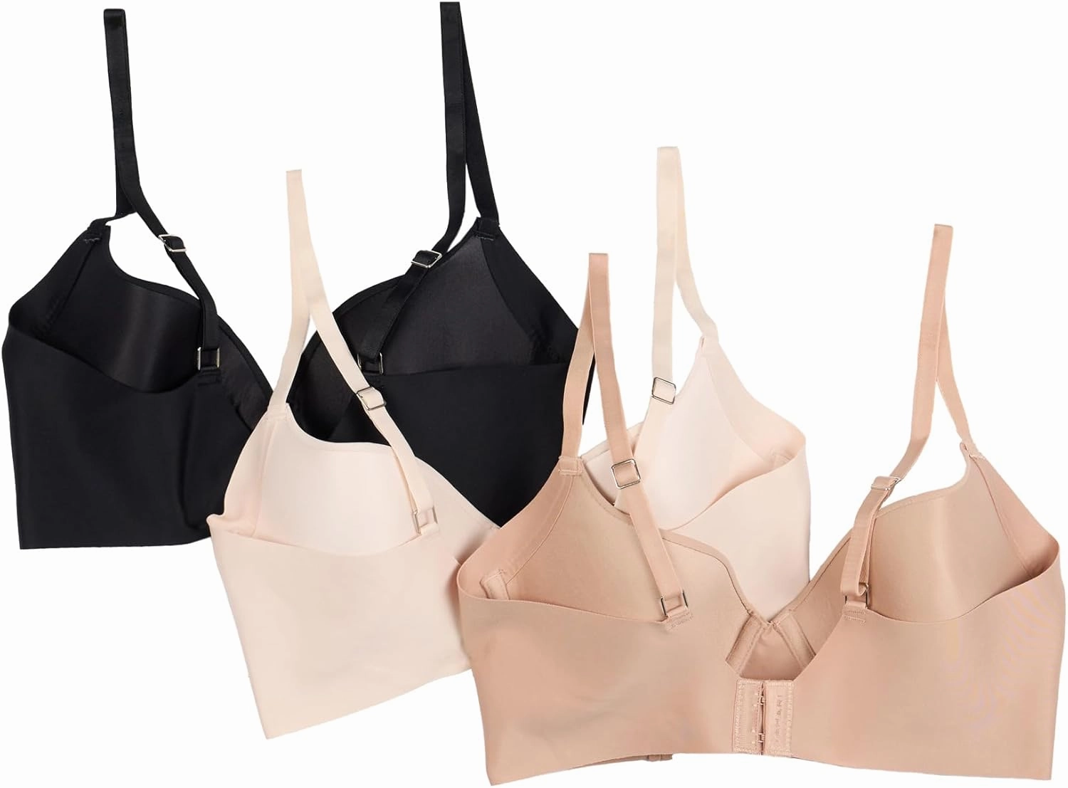 Tahari Women's 3-Pack Everyday Lift Bra with Underarm Smoothing