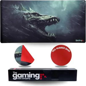 The Gaming Mat Company Single Player MTG Playmat & Mouse Pad – 28" x 14" Dragon Dive Gaming Mouse Pad Compatible with Magic: The Gathering playmats, MTG Cards, TCG Gaming mat