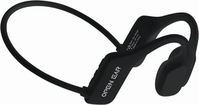 The new second-generation bone conduction headphones waterproof, ENC noise concelling and Ear friendly,painless headset,lightweight,safety and portable earphone. (black)