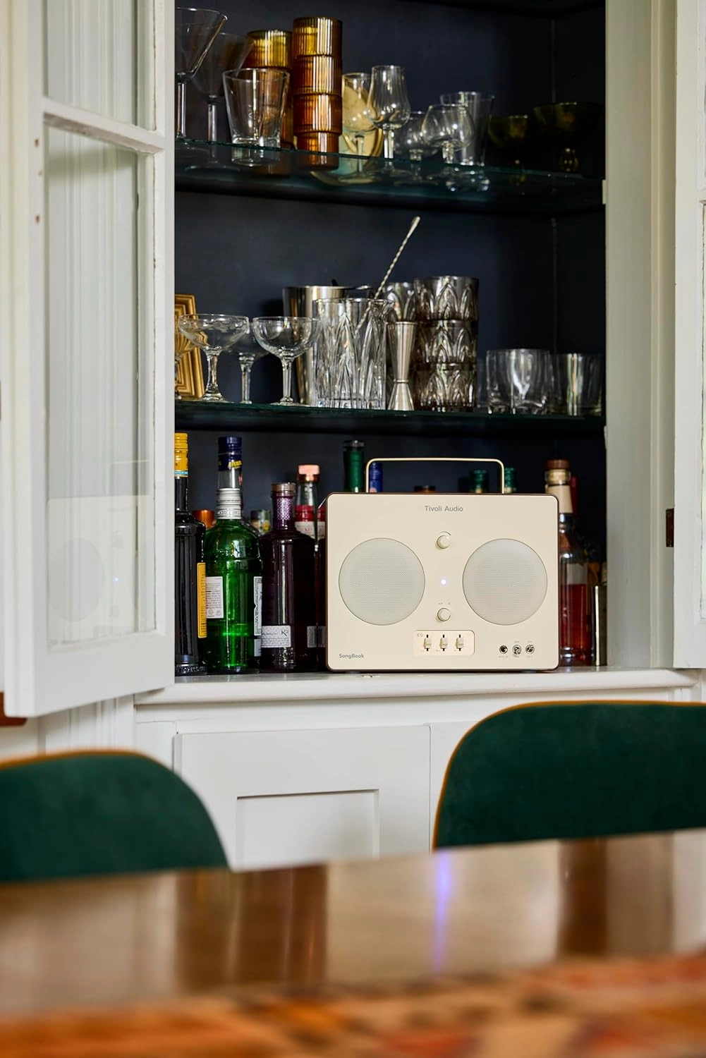 Tivoli Audio Songbook, Premium Bluetooth Sound System with 1/4" Auxiliary Input and Built-in Preamp (Cream/Brown)