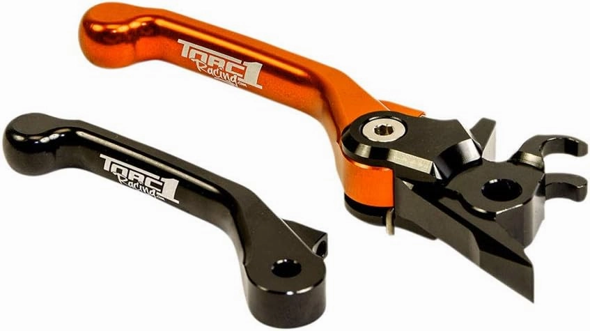 TORC1 Racing Vengeance V2 Flex Front Brake Lever Black/Orange for KTM 250 XCF-W 2007-2013