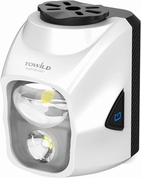 TOWILD DL1700 Bike Lights for Night Riding,1700LM Dual Light Source Super Bright Bicycle Headlight,Waterproof Bike Front Light for Mountain Road Cycling