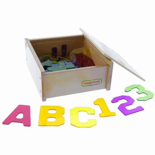 Translucent Numbers & Alphabet 38 Pcs