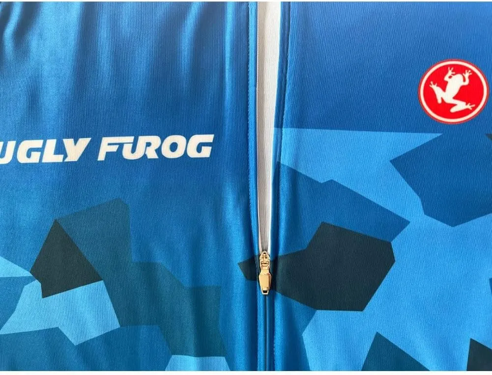 UGLY FROG Men's Cycling Jersey Sleeveless Mountain Bike Shirt MTB Top Zipper Pockets Reflective Bicycle Vest HUS19DJ16