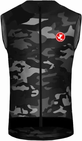 UGLY FROG Men's Cycling Jersey Sleeveless Mountain Bike Shirt MTB Top Zipper Pockets Reflective Bicycle Vest HUS19DJ16