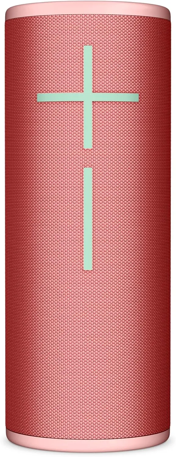 Ultimate Ears MEGABOOM 4 Portable Waterproof Bluetooth Speaker, 360-Degree Sound, Thundering Bass, 147ft Range, 20-Hour Battery, Floating Speaker - Red