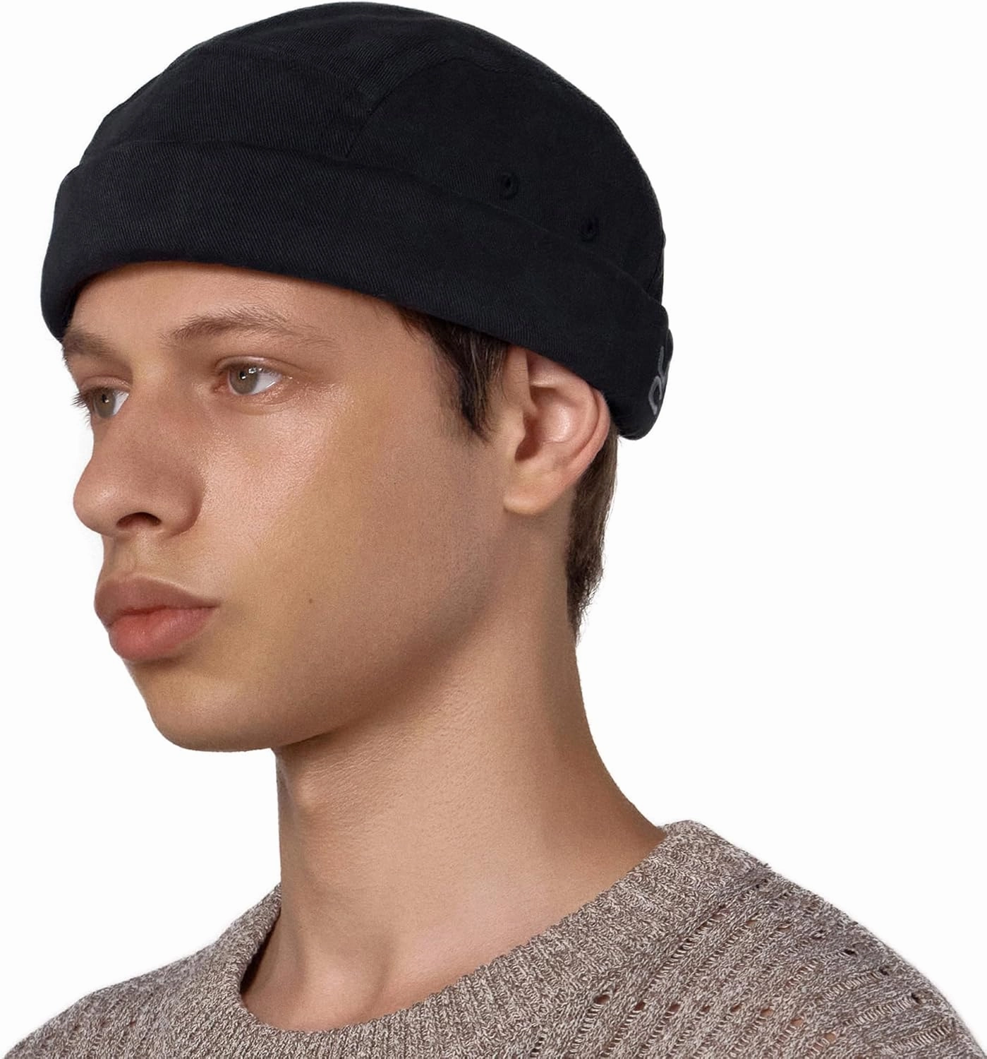 UNDERCONTROL Brimless Fisherman Trawler Beanie Washed Cotton Men Women Docker Hat Adjustable Low Profile Miki Watch Cap Korea