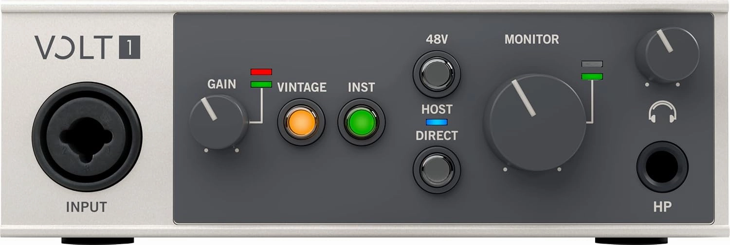 Universal Audio Volt 1 USB Recording Studio Audio Interface