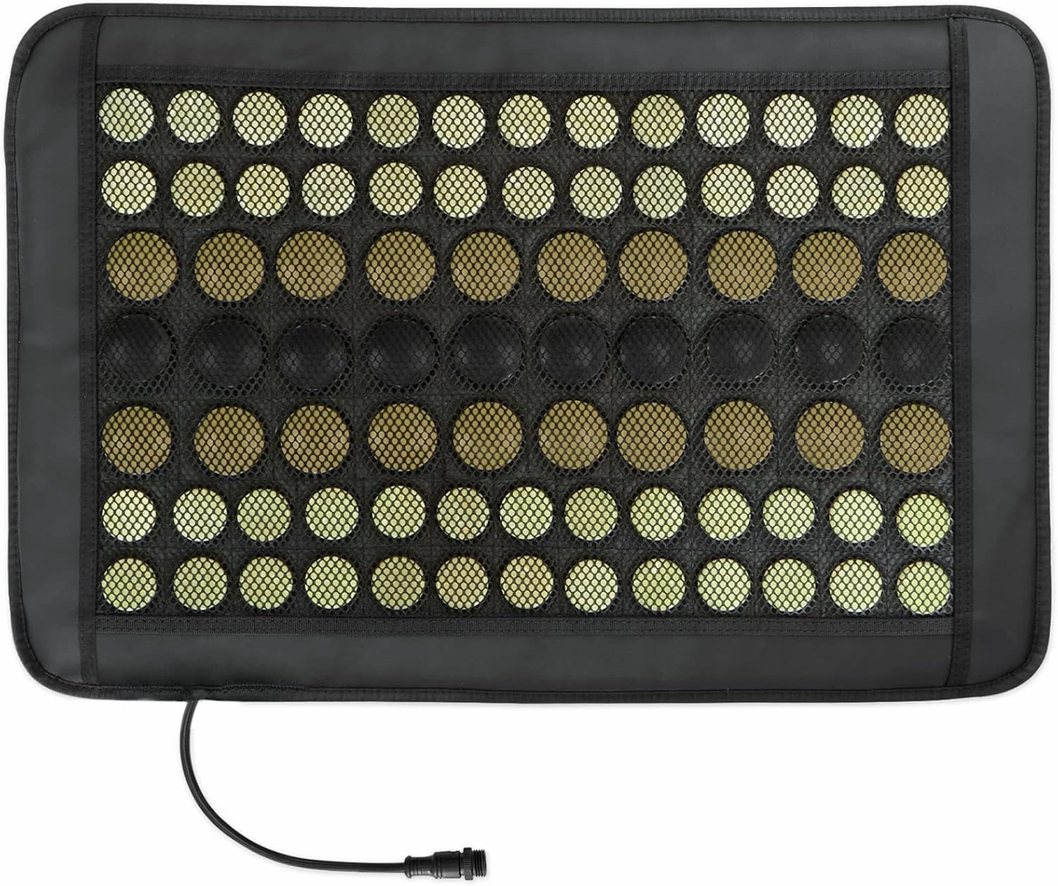 UTK Far Infrared Heating Pad,Natural Jade and Tourmaline Heat Pad for Back Pain,Auto Shut Off Heating Pad with Memory Function, Adjustable Heat and Time (Size: 23.5" X 16")