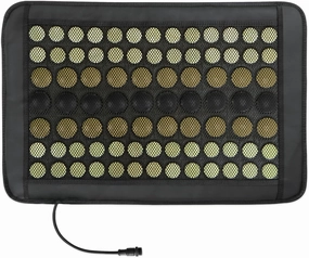UTK Far Infrared Heating Pad,Natural Jade and Tourmaline Heat Pad for Back Pain,Auto Shut Off Heating Pad with Memory Function, Adjustable Heat and Time (Size: 23.5" X 16")