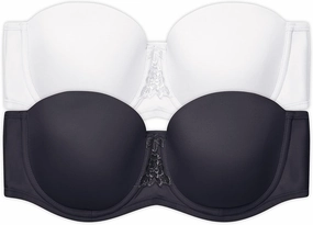 Vanity Fair Women's Beauty Back Smoothing Strapless Bra, 4-Way Stretch Fabric, Lightly Lined Cups Up to H