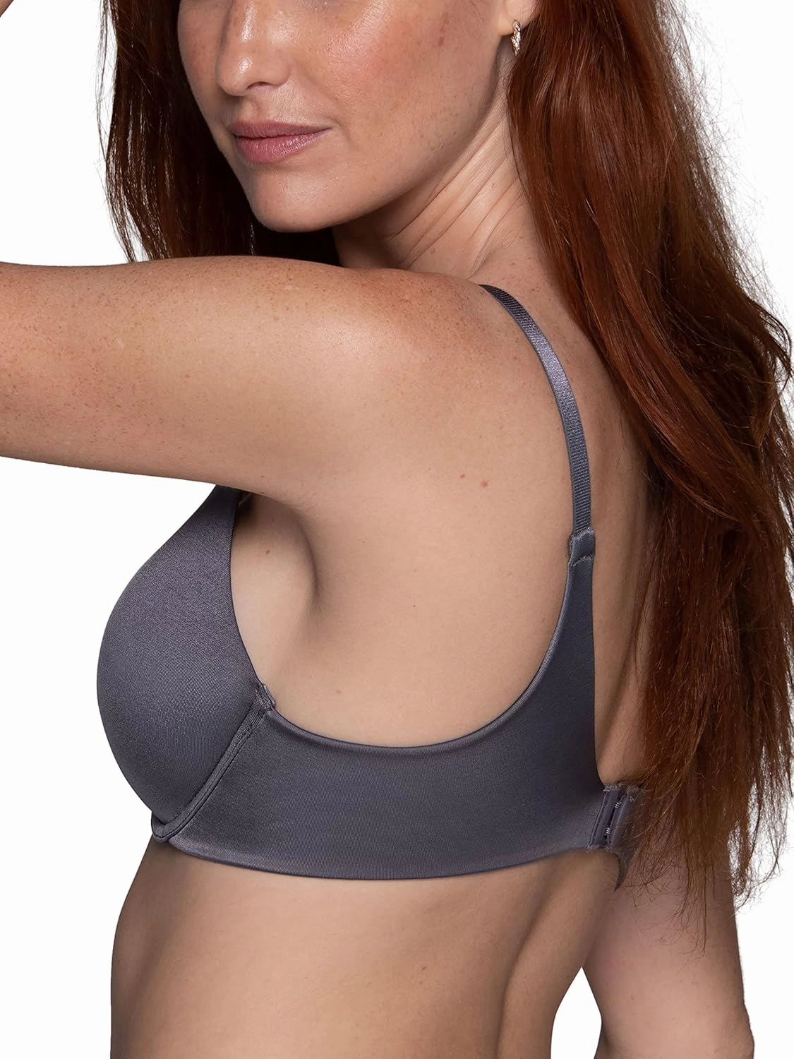 Vanity Fair Women's Full Coverage Beauty Back Smoothing Bra, 4-Way Stretch Fabric, Lightly Lined Cups up to DD