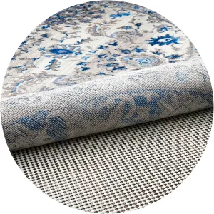 Veken 8 Ft Round Rug Pad Gripper for Hardwood Floors, Non Slip Circle Rug Pads for Area Rugs, Thick Rug Grippers for Tile Floors, Under Carpet Anti Skid Mat, Keep Your Rugs Safe and in Place
