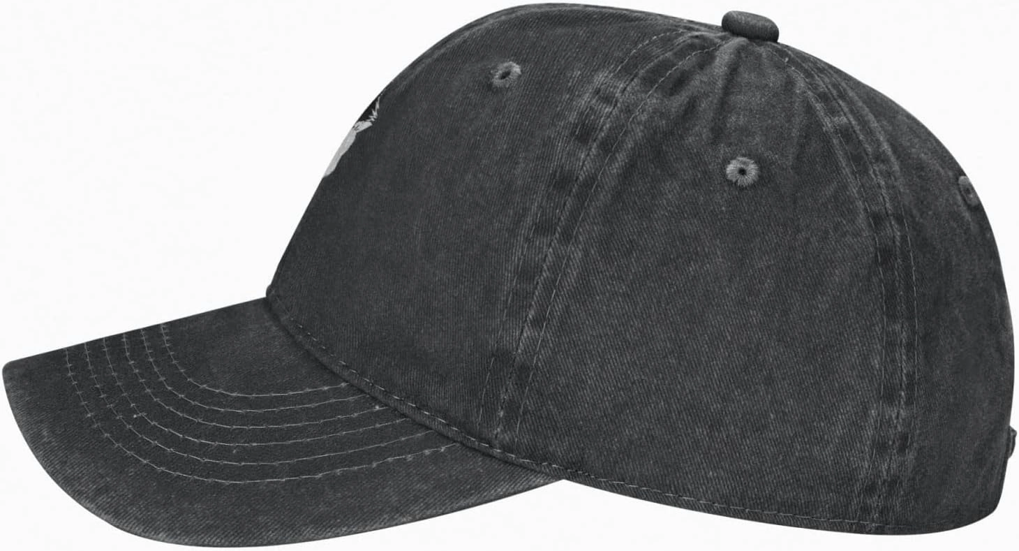 Viking Norse Wolf Raven Rune Adjustable Cowboy Hat Outdoor Travel Casual Hat Sandwich Hat Washed Denim Hat