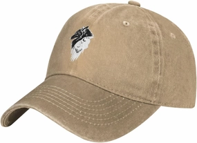 Viking Norse Wolf Raven Rune Adjustable Cowboy Hat Outdoor Travel Casual Hat Sandwich Hat Washed Denim Hat