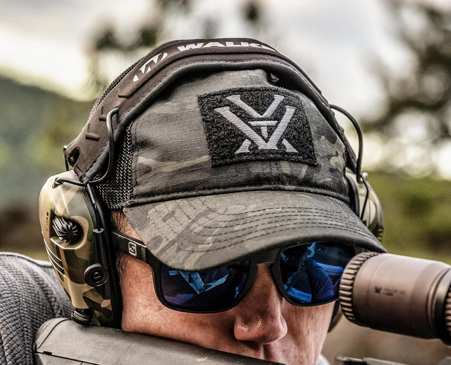 Vortex Counterforce Black Camo Snap Back Cap