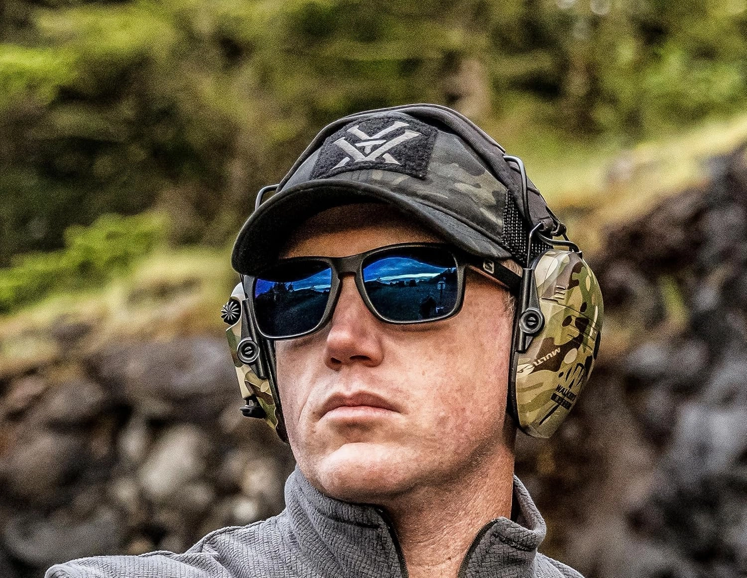 Vortex Counterforce Black Camo Snap Back Cap