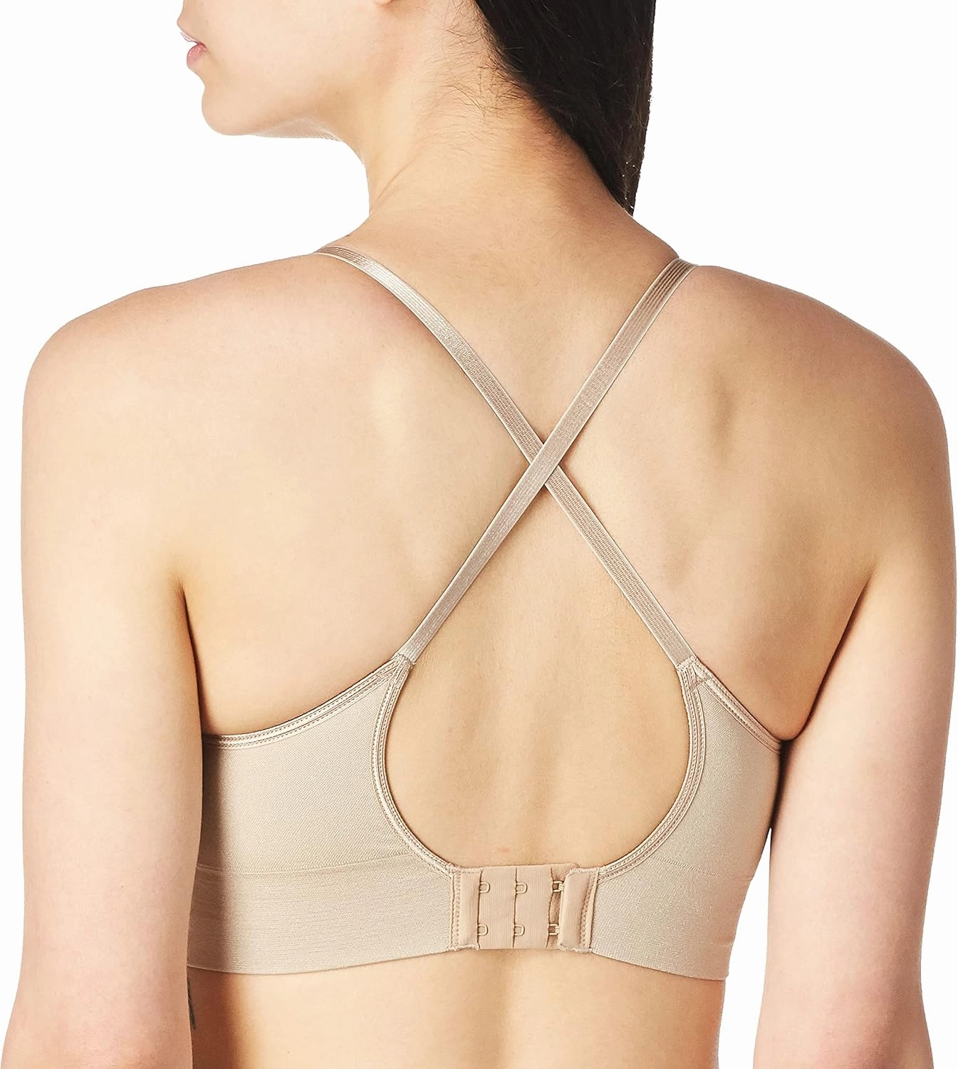 Warner's Women's Easy Does It Dig-Free Band with Seamless Stretch Wireless Lightly Lined Convertible Comfort Bra Rm0911a