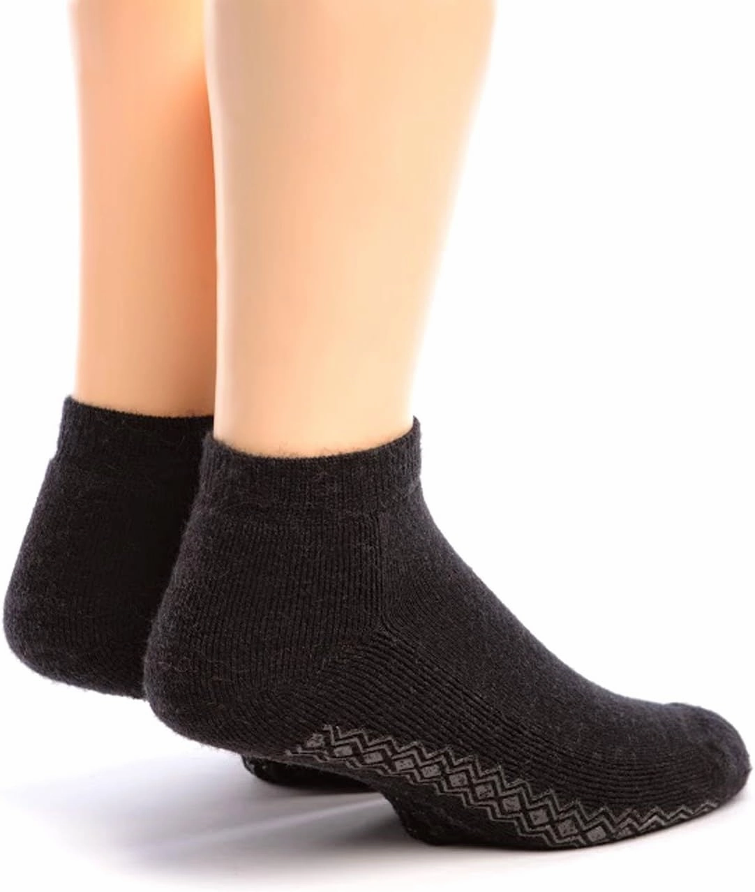 WARRIOR ALPACA SOCKS - Unisex Non-Skid Yoga Crew Alpaca Wool Sock - Ankle High