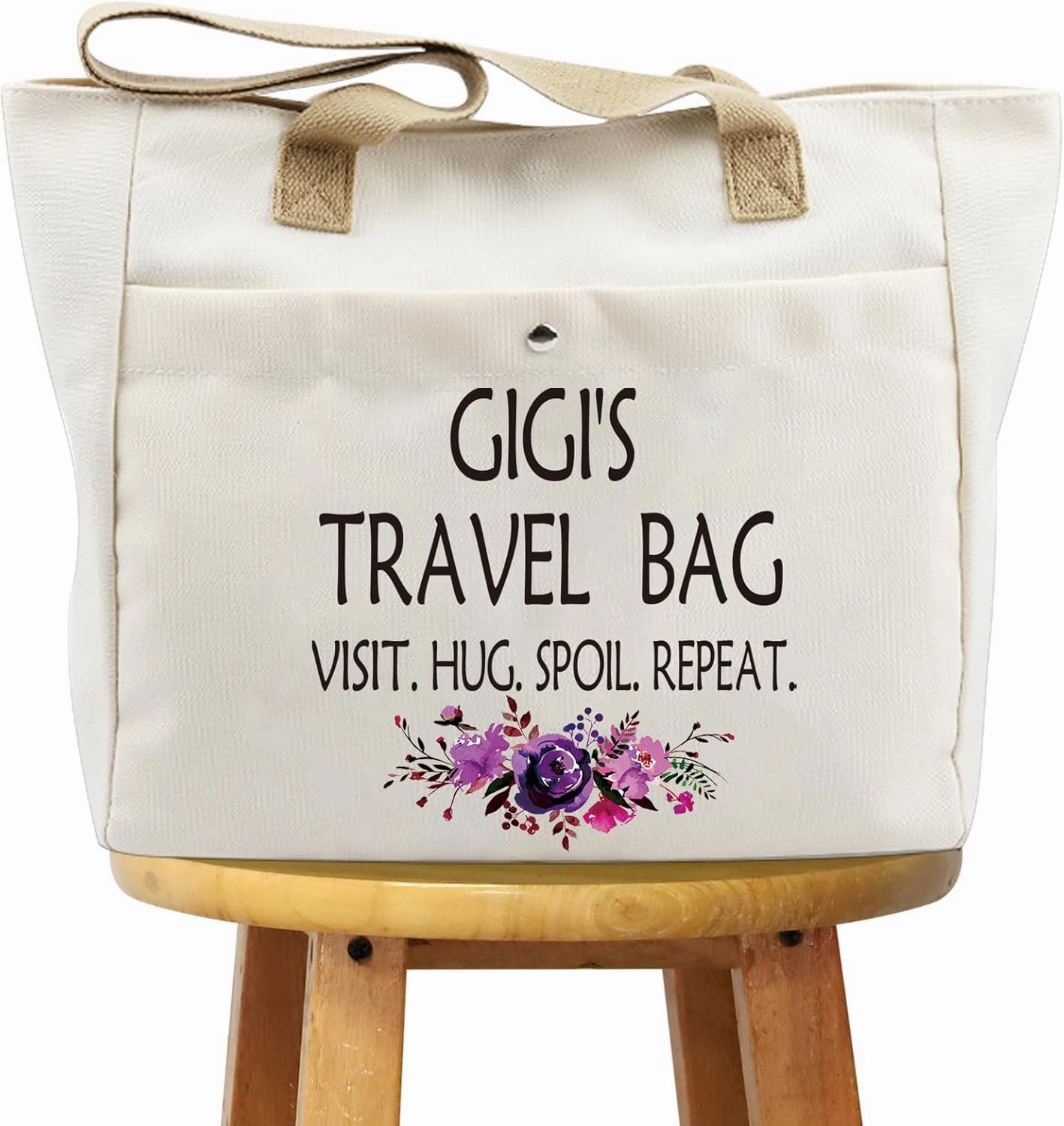 WCGXKO Mother’s Day Gift Grandma Birthday Gift Mother’s Day Merchandise Tote Bag Travel Bag For Grandma