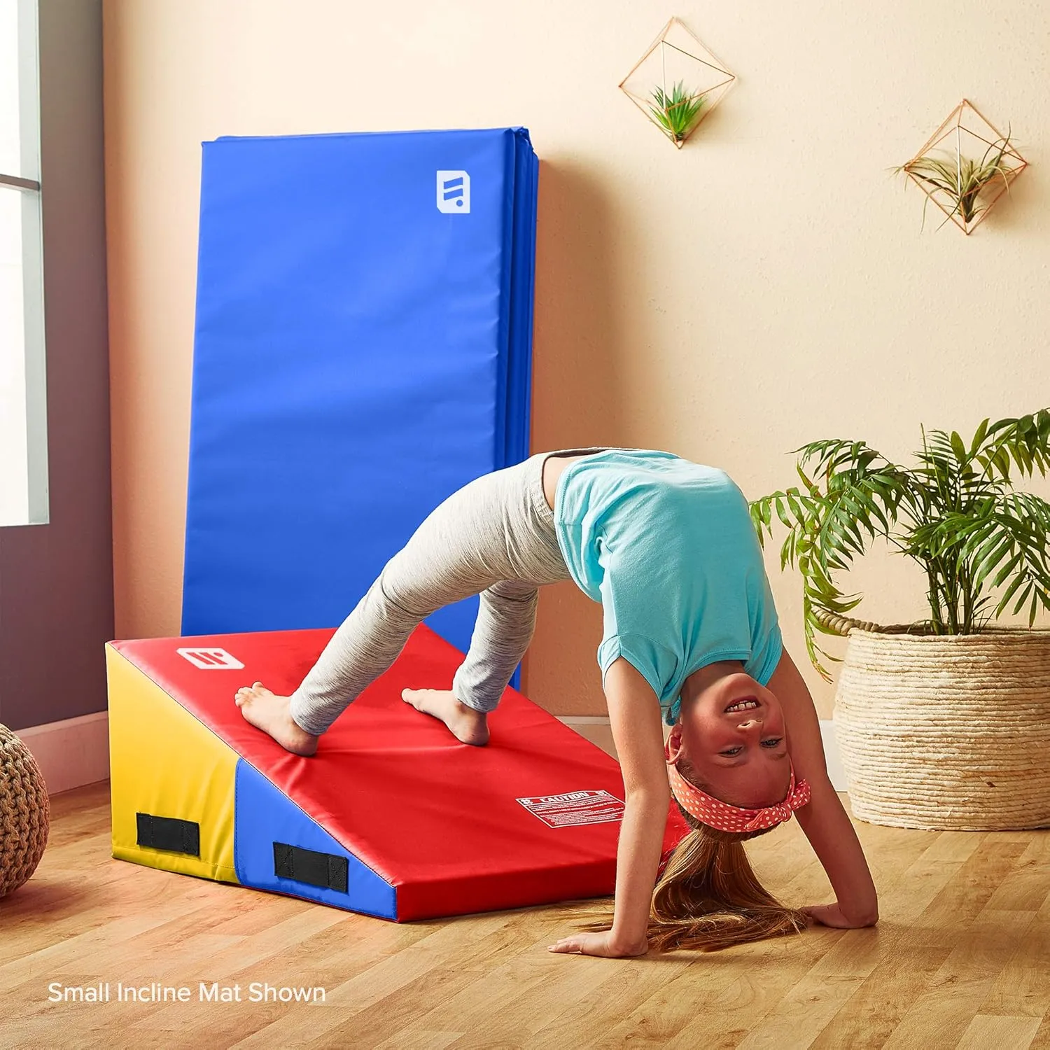 We Sell Mats Gymnastics Incline Mat, Cheese Wedge Skill Shape, Tumbling Mat for Gymnastics Training, Cheerleading and Obstacle Courses