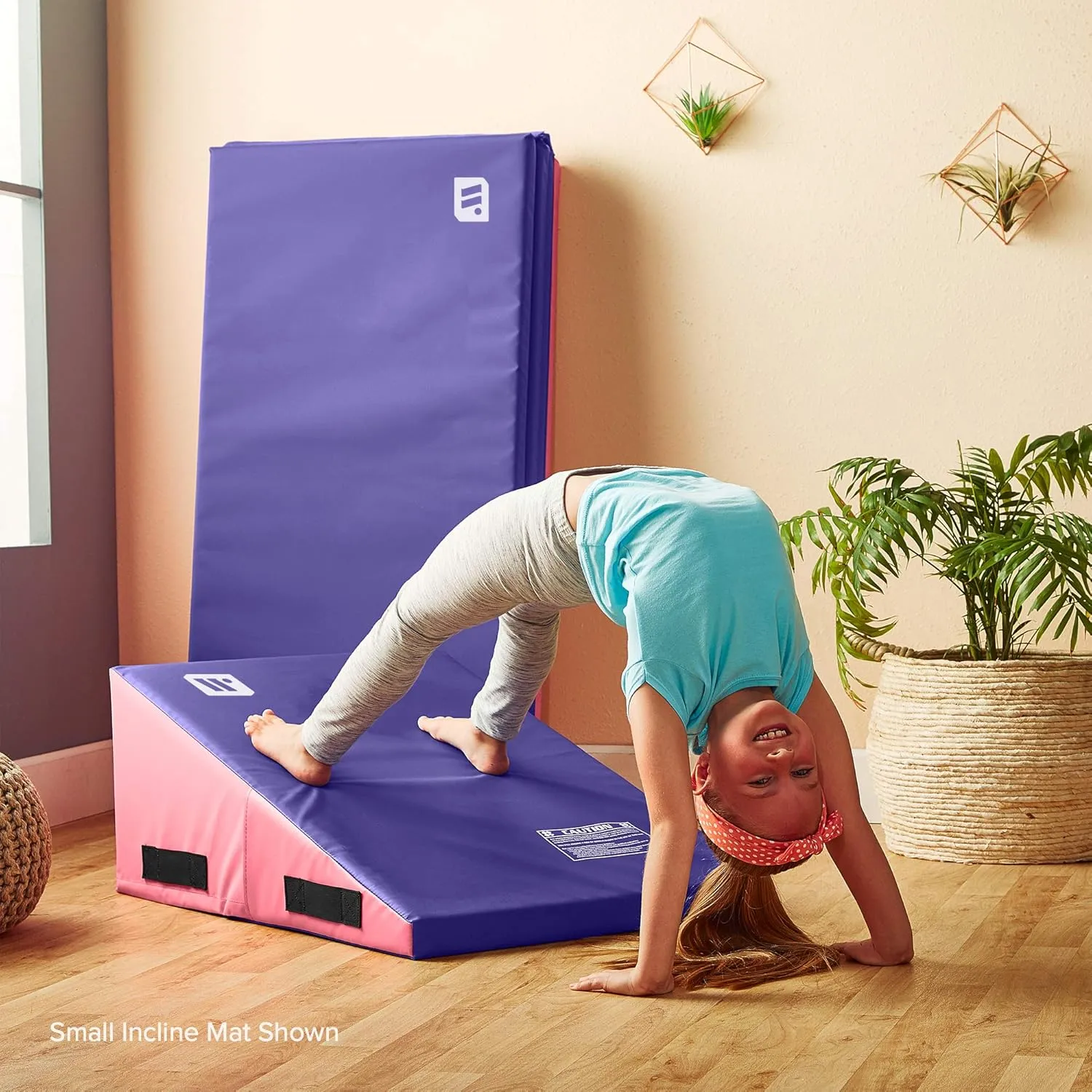 We Sell Mats Gymnastics Incline Mat, Cheese Wedge Skill Shape, Tumbling Mat for Gymnastics Training, Cheerleading and Obstacle Courses