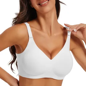 Wireless Bras for Women No Underwire Push Up Comfort Soft Bra Seamless Supportive Full Coverage Everyday Bras