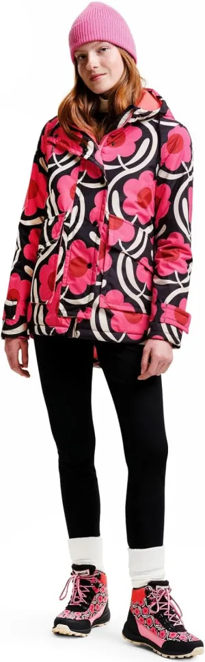 Womens Orla Kiely Waterproof Retro Floral Rain Mac Coat Jacket
