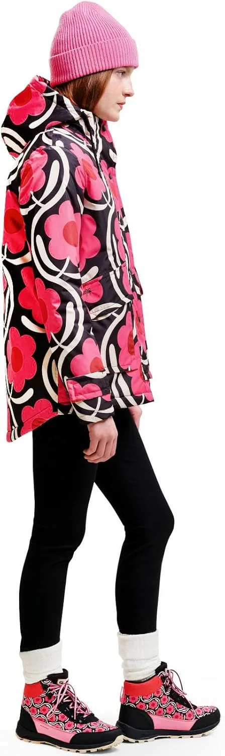 Womens Orla Kiely Waterproof Retro Floral Rain Mac Coat Jacket