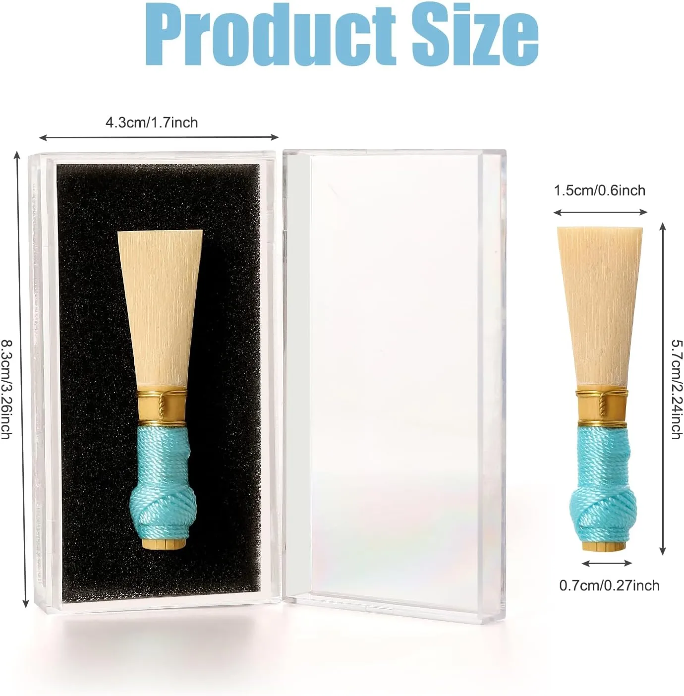 XYW Artist Bassoon Reed with Portable Case, Medium Soft - Ideal for Beginners, Handmade by Professional Bassoonist
