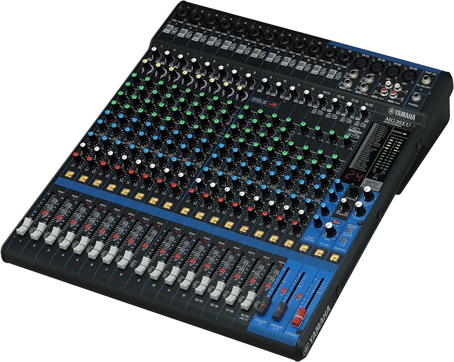 Yamaha MG20XU 20-Input 6-Bus USB Interface Mixer with Effects