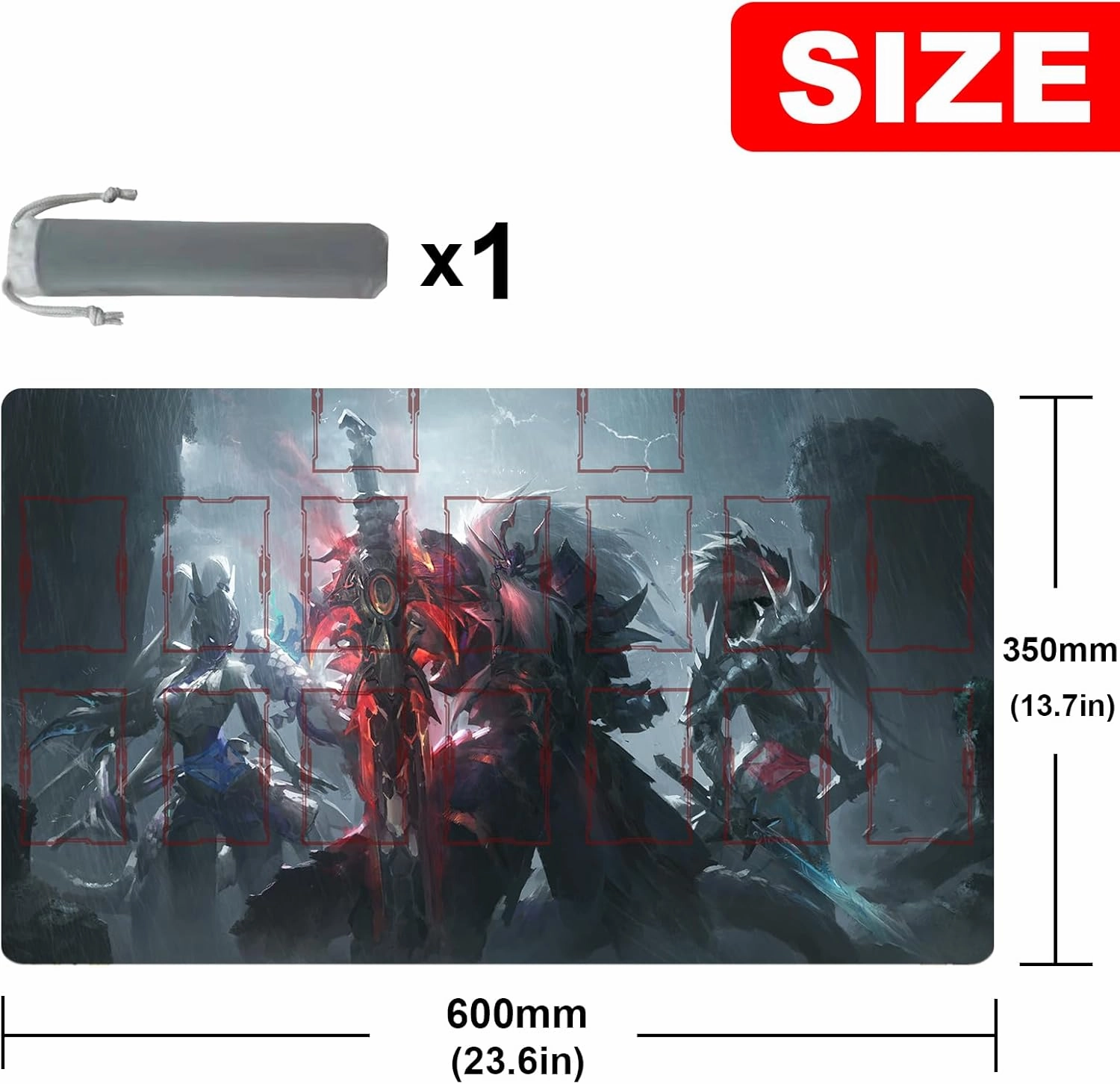 ygo playmat Duel Mat Gaming Competition Pad Mat Card Binder Deck 23.6x13.7in (10)