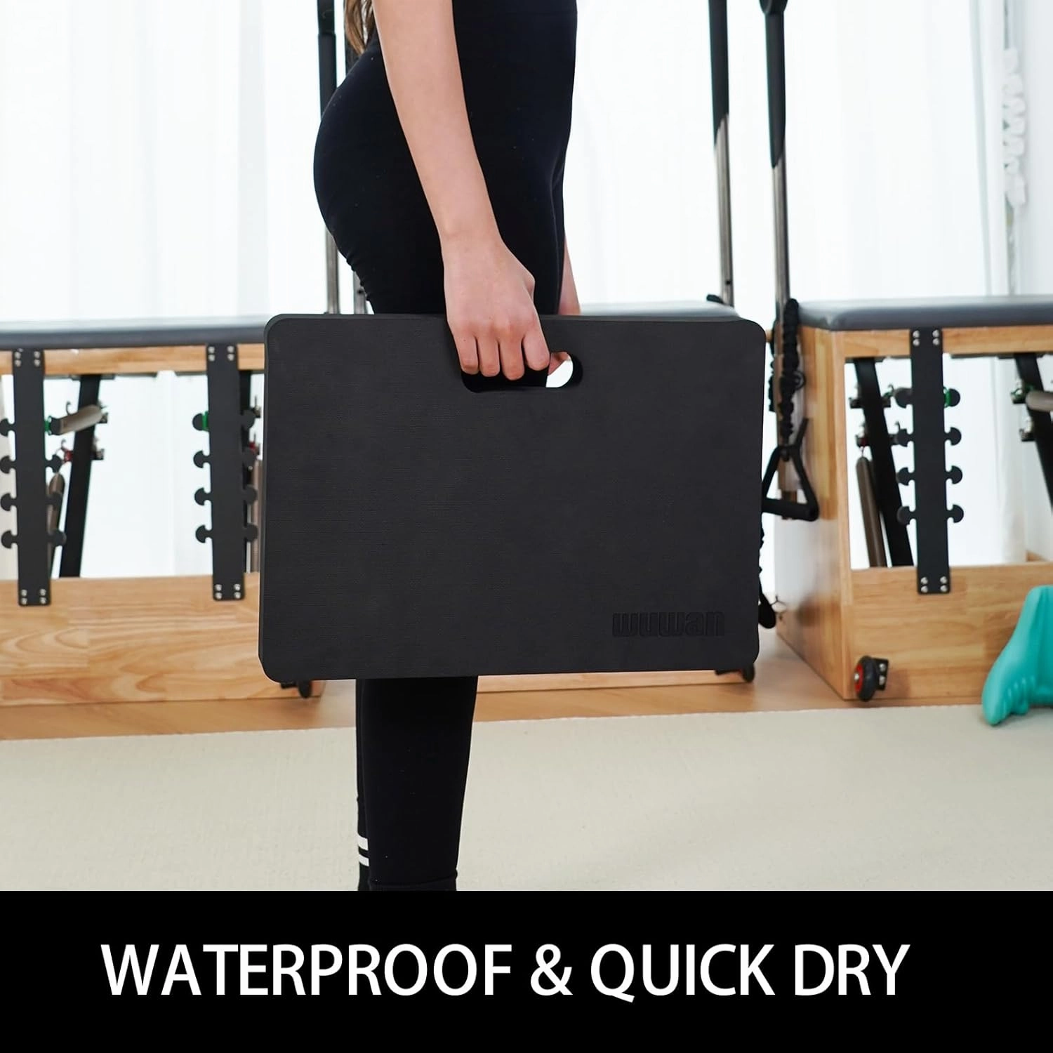 Yoga kneeling mat, 1.5in Thick,Knee Push-ups, Plank Support & Yoga Elbows/Knees Mat Provides Cushion for Kneeling & Elbows