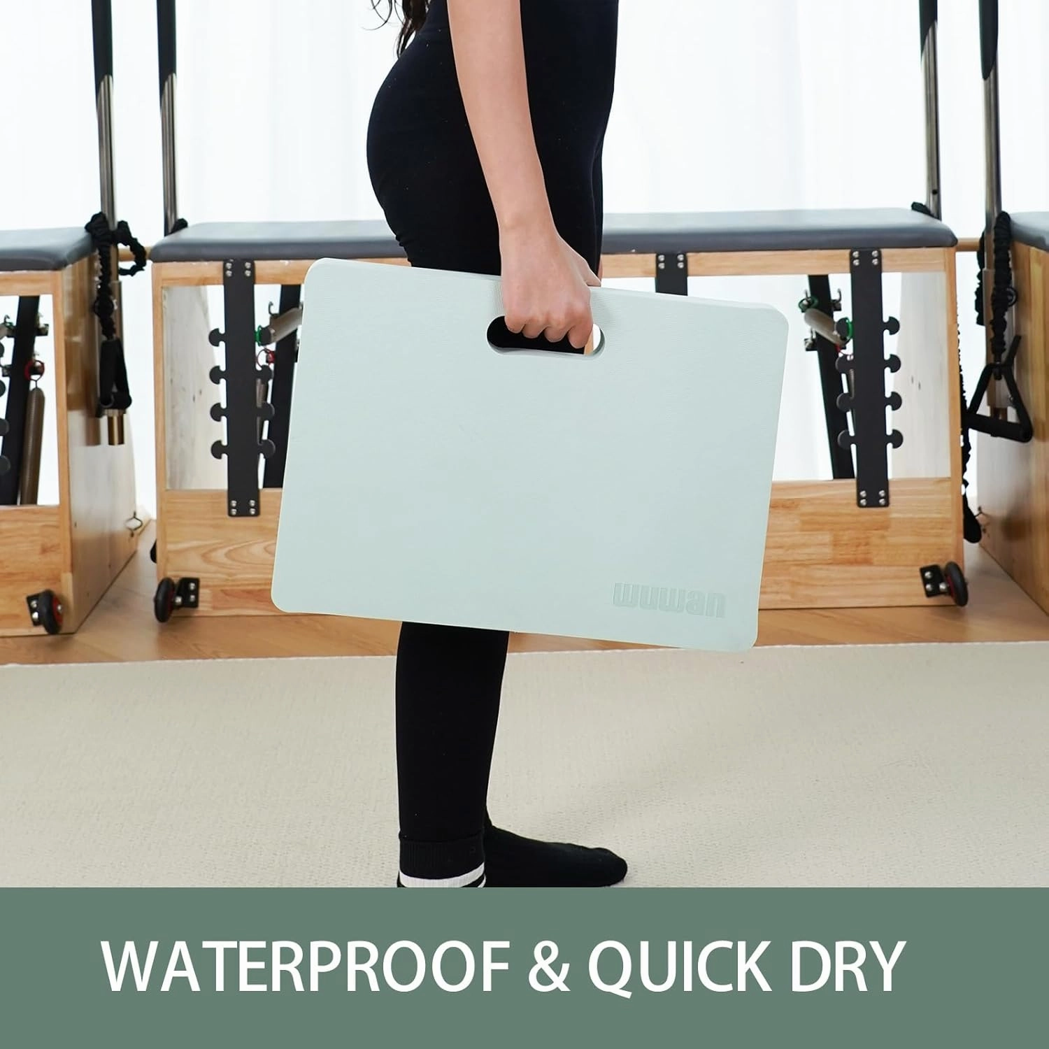 Yoga kneeling mat, 1.5in Thick,Knee Push-ups, Plank Support & Yoga Elbows/Knees Mat Provides Cushion for Kneeling & Elbows