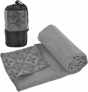 Yoga Towels, Non Slip Hot Yoga Mat Towel with Grip Dots,Super-Absorbent Soft Microfiber Yoga Blanket for Pilates, Fitness and Workout 72inch x 24inch