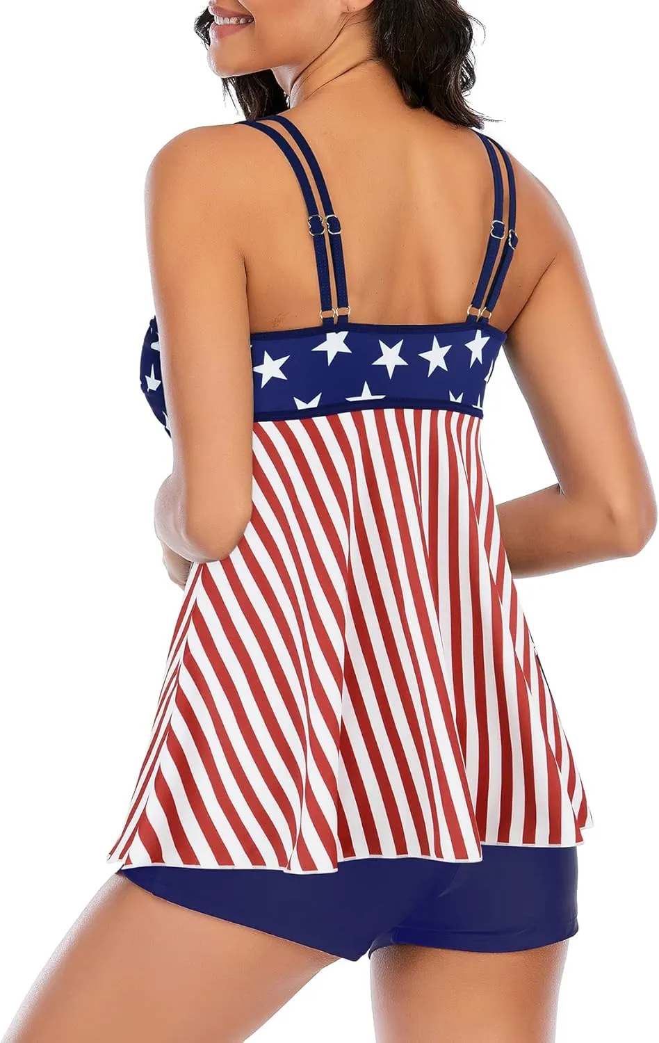 Zando Womens Swimsuits 2 Piece 2025 Tankini Bathing Suits Swim Suits for Women Swimwear Bathing Suit Top with Boyshorts